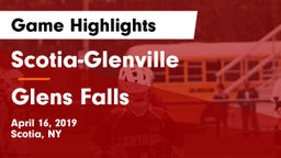 Scotia-Glenville  vs Glens Falls  Game Highlights - April 16, 2019