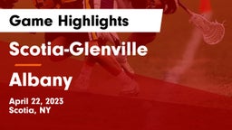 Scotia-Glenville  vs Albany  Game Highlights - April 22, 2023
