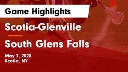 Scotia-Glenville  vs South Glens Falls  Game Highlights - May 2, 2023