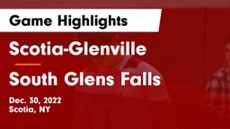 Scotia-Glenville  vs South Glens Falls  Game Highlights - Dec. 30, 2022