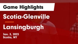 Scotia-Glenville  vs Lansingburgh  Game Highlights - Jan. 3, 2023