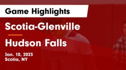 Scotia-Glenville  vs Hudson Falls  Game Highlights - Jan. 10, 2023