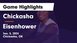 Chickasha  vs Eisenhower  Game Highlights - Jan. 5, 2024