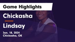 Chickasha  vs Lindsay  Game Highlights - Jan. 18, 2024