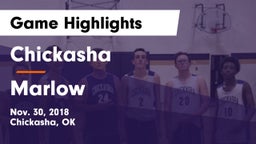 Chickasha  vs Marlow  Game Highlights - Nov. 30, 2018