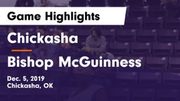 Chickasha  vs Bishop McGuinness  Game Highlights - Dec. 5, 2019