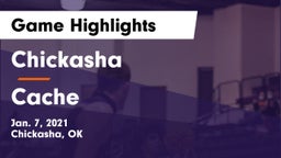 Chickasha  vs Cache Game Highlights - Jan. 7, 2021