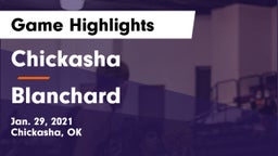 Chickasha  vs Blanchard   Game Highlights - Jan. 29, 2021