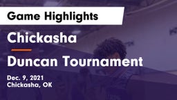 Chickasha  vs Duncan Tournament Game Highlights - Dec. 9, 2021