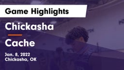 Chickasha  vs Cache  Game Highlights - Jan. 8, 2022