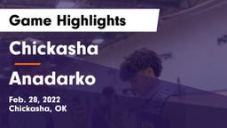 Chickasha  vs Anadarko  Game Highlights - Feb. 28, 2022