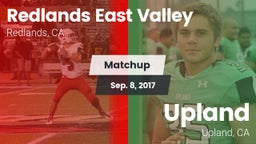 Matchup: Redlands East Valley vs. Upland  2017