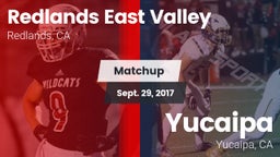 Matchup: Redlands East Valley vs. Yucaipa  2017