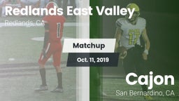 Matchup: Redlands East Valley vs. Cajon  2019