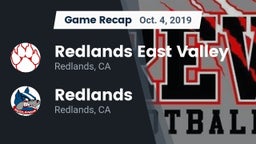 Recap: Redlands East Valley  vs. Redlands  2019