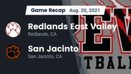 Recap: Redlands East Valley  vs. San Jacinto  2021