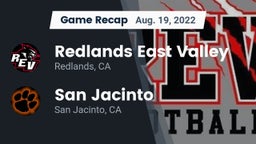 Recap: Redlands East Valley  vs. San Jacinto  2022