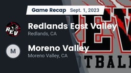 Recap: Redlands East Valley  vs. Moreno Valley  2023
