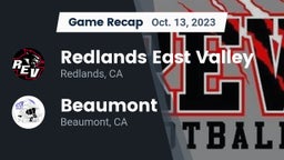 Recap: Redlands East Valley  vs. Beaumont  2023