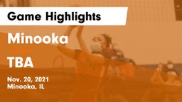 Minooka  vs TBA Game Highlights - Nov. 20, 2021