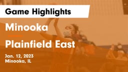 Minooka  vs Plainfield East  Game Highlights - Jan. 12, 2023