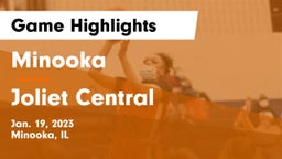 Minooka  vs Joliet Central  Game Highlights - Jan. 19, 2023