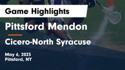 Pittsford Mendon vs Cicero-North Syracuse  Game Highlights - May 6, 2023