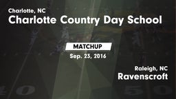 Matchup: Charlotte Country vs. Ravenscroft  2016