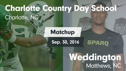 Matchup: Charlotte Country vs. Weddington  2016