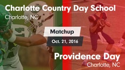 Matchup: Charlotte Country vs. Providence Day  2016