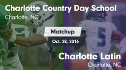 Matchup: Charlotte Country vs. Charlotte Latin  2016