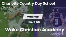 Matchup: Charlotte Country vs. Wake Christian Academy  2017