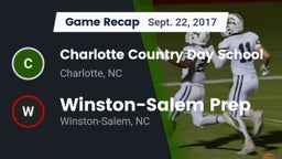 Recap: Charlotte Country Day School vs. Winston-Salem Prep  2017