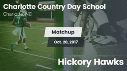 Matchup: Charlotte Country vs. Hickory Hawks 2017
