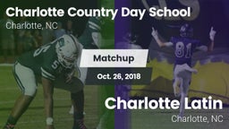 Matchup: Charlotte Country vs. Charlotte Latin  2018