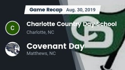 Recap: Charlotte Country Day School vs. Covenant Day  2019