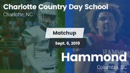 Matchup: Charlotte Country vs. Hammond  2019