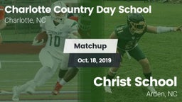 Matchup: Charlotte Country vs. Christ School 2019