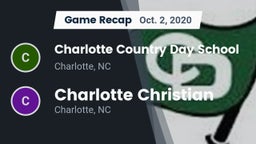 Recap: Charlotte Country Day School vs. Charlotte Christian  2020