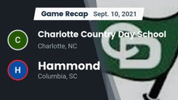 Recap: Charlotte Country Day School vs. Hammond  2021