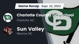 Recap: Charlotte Country Day School vs. Sun Valley  2023