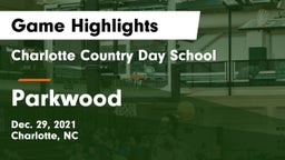 Charlotte Country Day School vs Parkwood  Game Highlights - Dec. 29, 2021