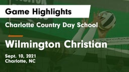 Charlotte Country Day School vs Wilmington Christian Game Highlights - Sept. 10, 2021