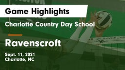 Charlotte Country Day School vs Ravenscroft  Game Highlights - Sept. 11, 2021