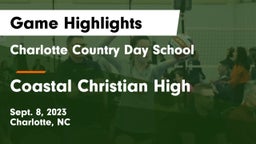 Charlotte Country Day School vs Coastal Christian High Game Highlights - Sept. 8, 2023