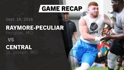 Recap: Raymore-Peculiar  vs. Central  2016