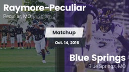 Matchup: Raymore-Peculiar vs. Blue Springs  2016