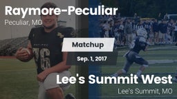 Matchup: Raymore-Peculiar vs. Lee's Summit West  2017