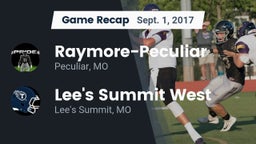 Recap: Raymore-Peculiar  vs. Lee's Summit West  2017