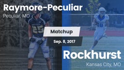 Matchup: Raymore-Peculiar vs. Rockhurst  2017